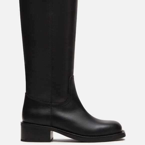 Steve Madden Riggs Black Leather black - Picture 2 of 6